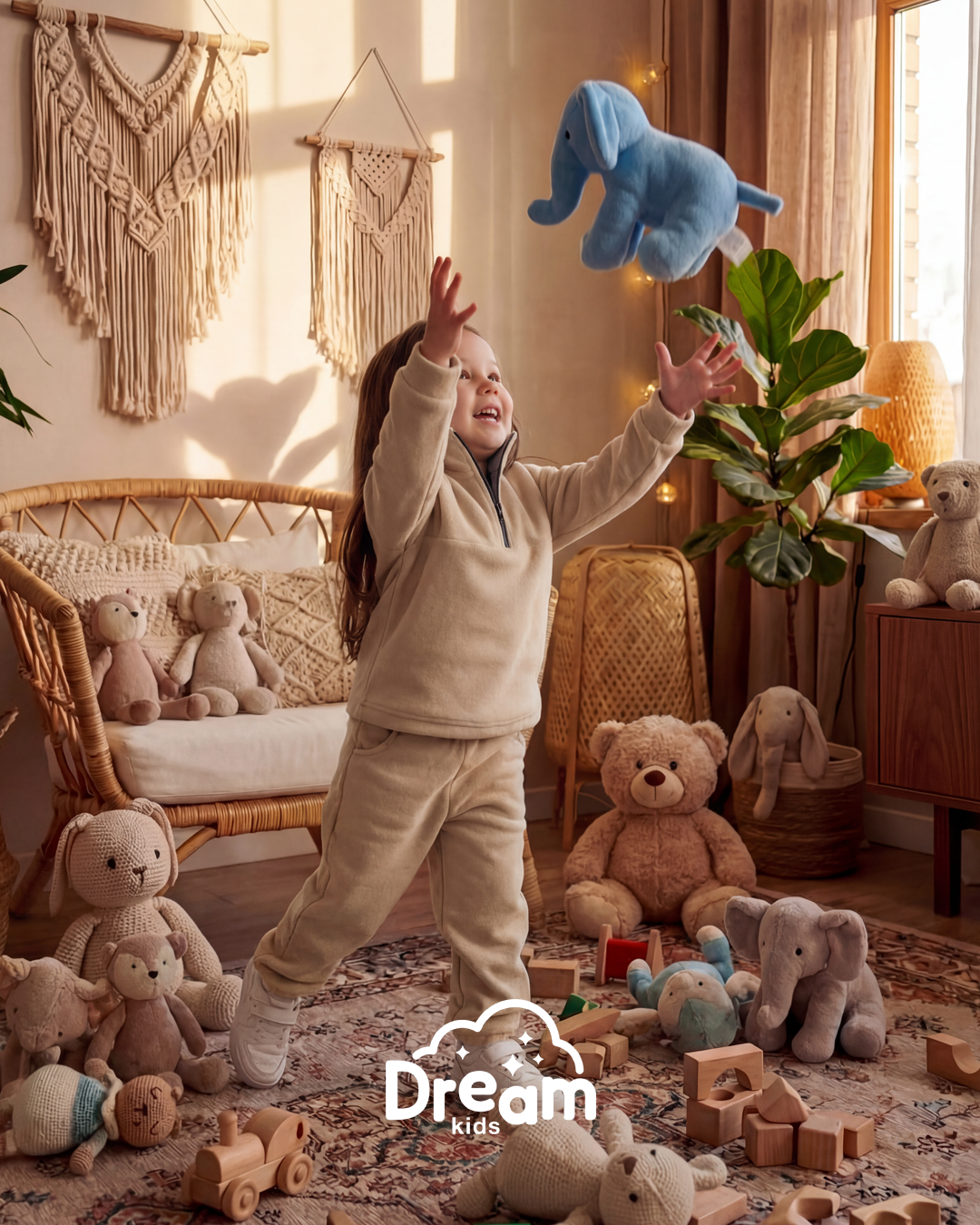 Dečija trenerka - Bež