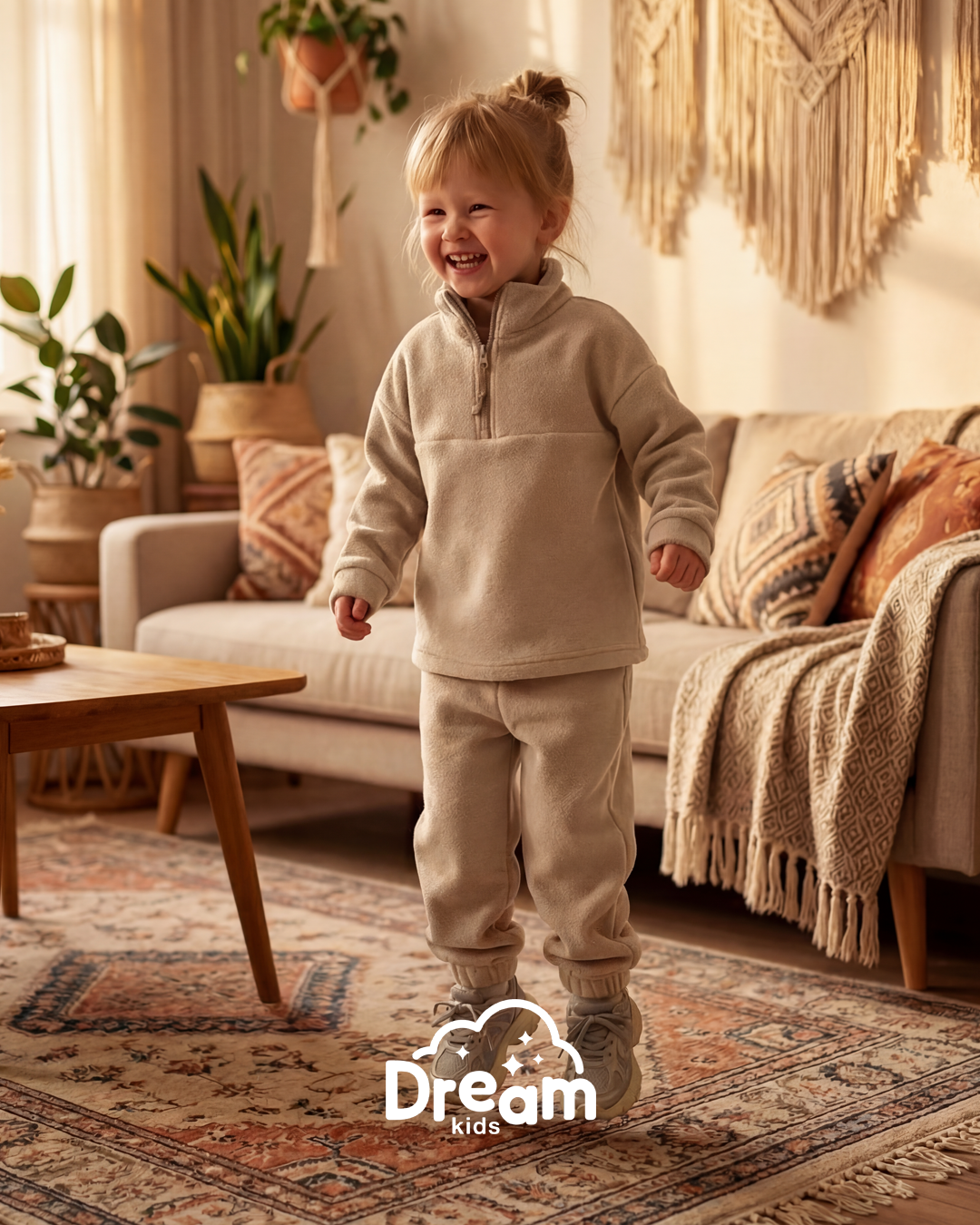 Dečija trenerka - Bež