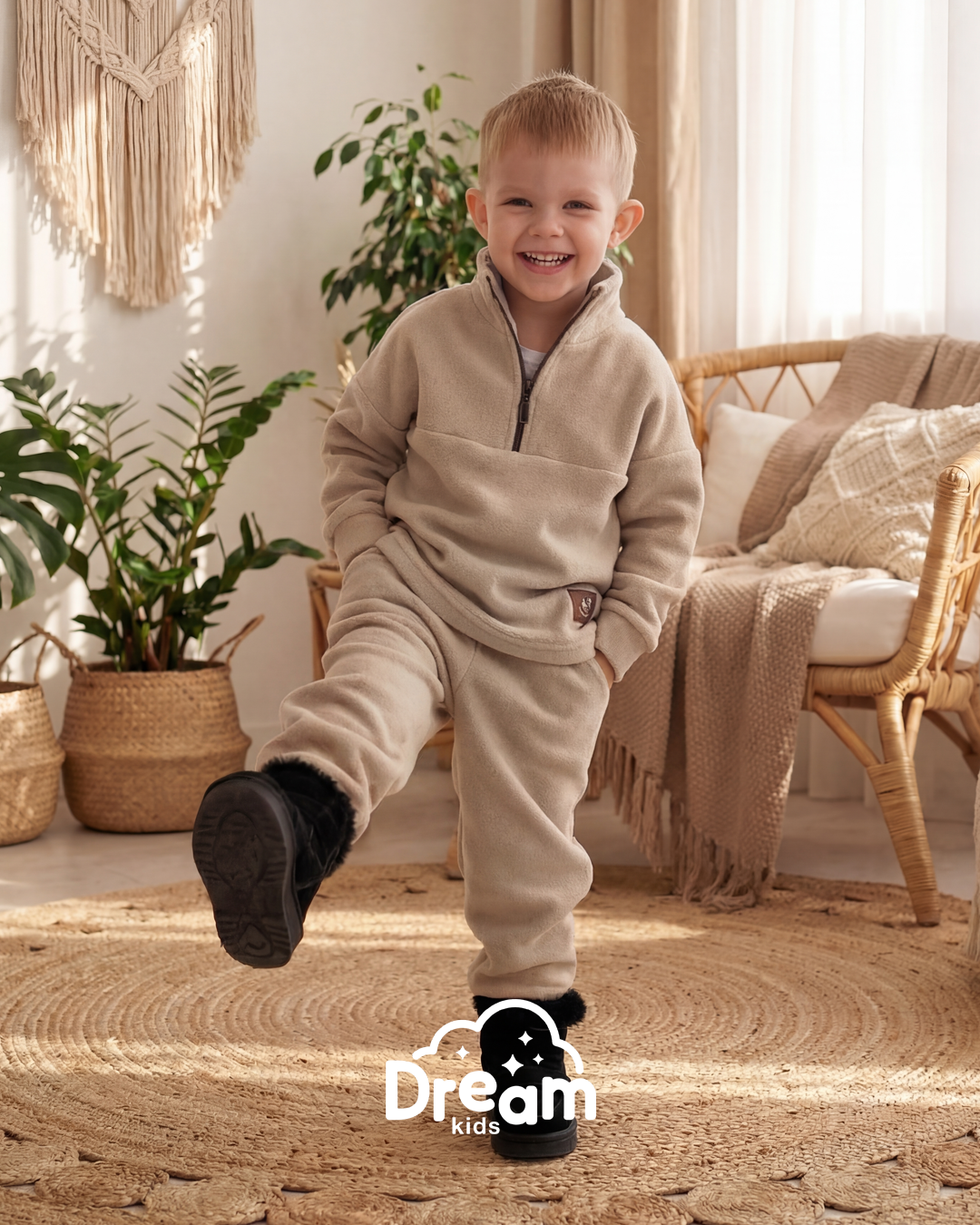 Dečija trenerka - Bež